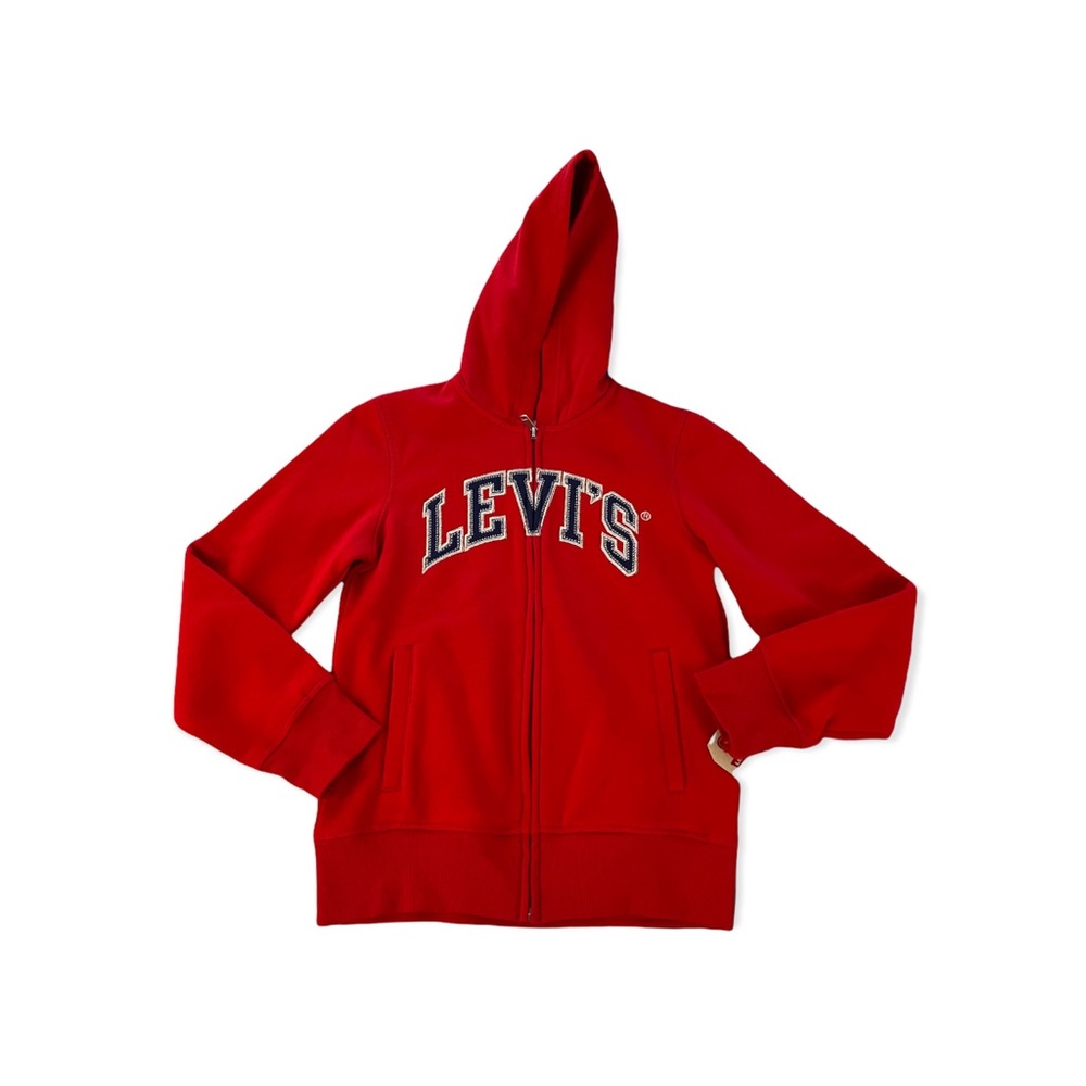Boys Levi’s red hoodie